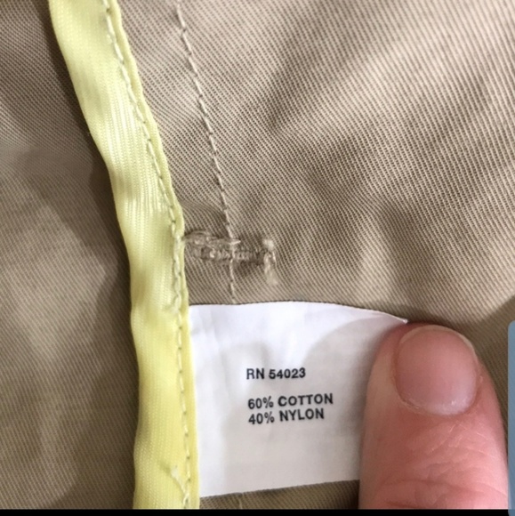 GAP knee length trench coat - Picture 6 of 8